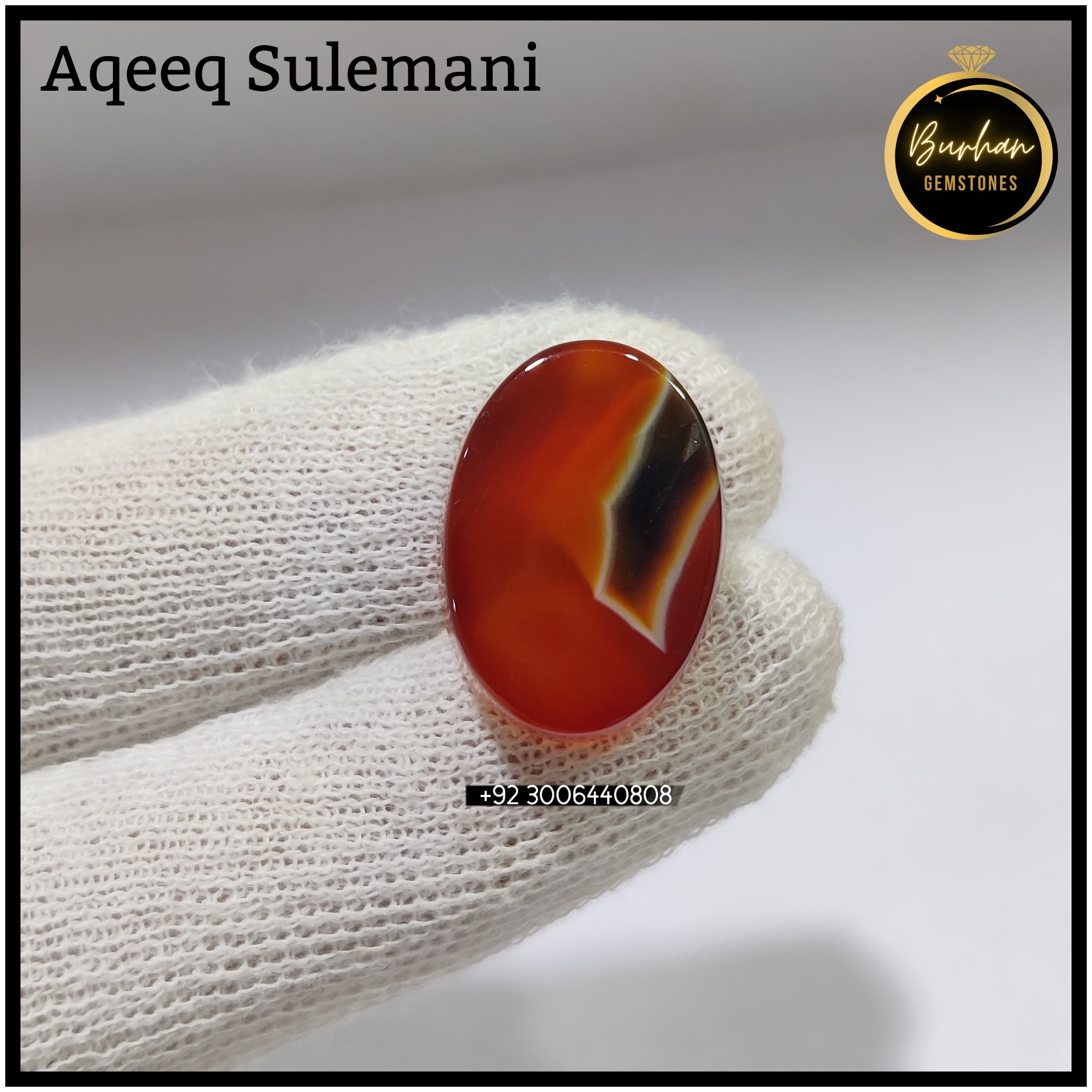 Sulemani aqeeq stone