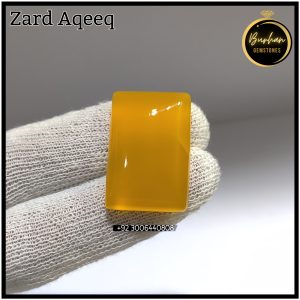 Real Zard Aqeeq Stone